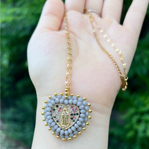 Virgin Mary necklace 🩶 - Picture 2 of 3